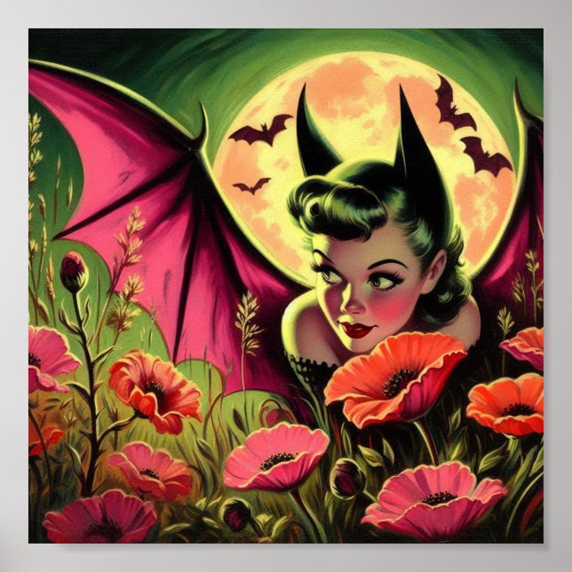 Pixie Bat poster print (Front)