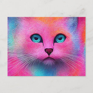 "Pixie" Blue Eyes”  Postcard