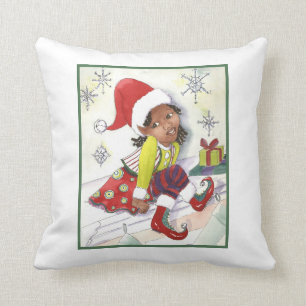 Pixie Elf Girl girls accent pillow