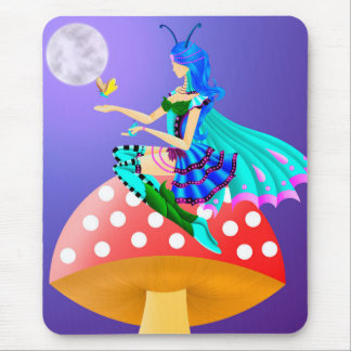 Pixie on Mushroom  Mouse Mat
