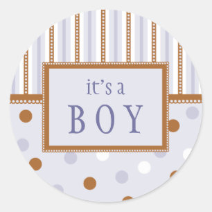 Pixie Polka Dots Classic Round Sticker