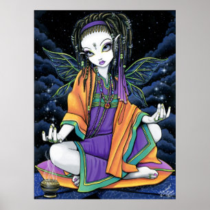 Pixie Stardust Celestial Hippie Fairy Poster