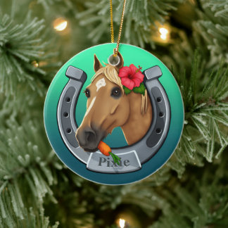 Pixie the mare ceramic tree decoration