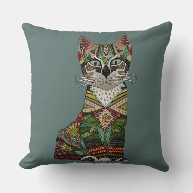 pixiebob kitten juniper cushion (Front)