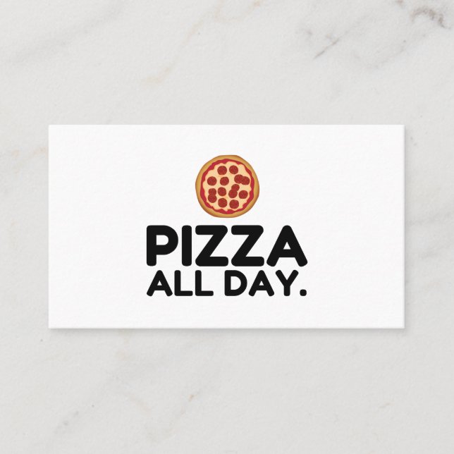 PIZZA ALL DAY BUSINESS CARD (Front)