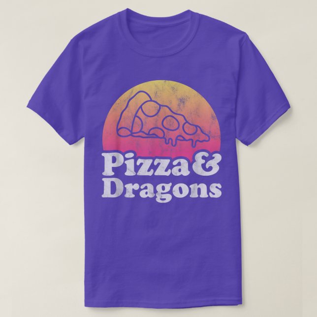 Pizza And Dragons Or Dragon 13772921 T-Shirt (Design Front)
