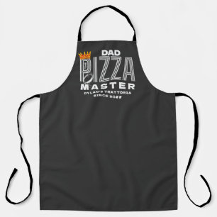 Pizza and Football Family Reunion Party Matching Apron