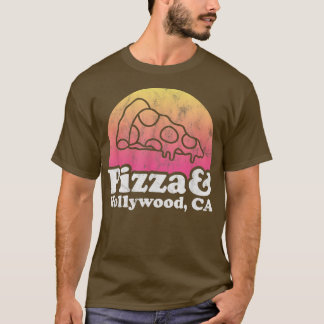 Pizza and Hollywood, CA or California T-Shirt