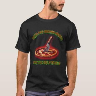 Pizza and Horror Movie T-Shirt