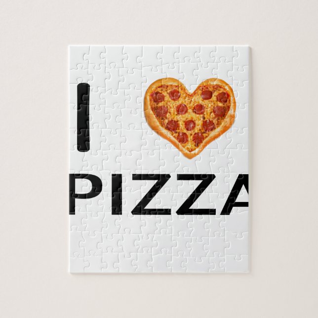 Pizza and love jigsaw puzzle (Vertical)