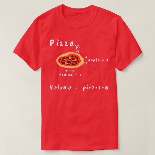 Pizza And Maths - Meme Funny Maths Teacher 1396293 T-Shirt (Design Front)