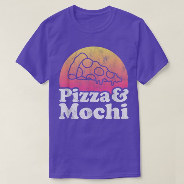 Pizza and Mochi  T-Shirt (Design Front)