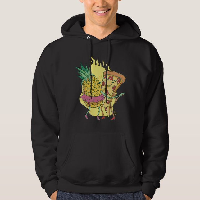 Pizza and Pineapple Dance Hoodie (Front)