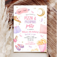 Pizza and Pyjamas Sleepover Slumber Party Birthday