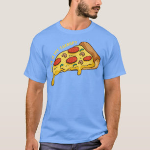 Pizza As Therapy Ironic Pizza Chef Italian Food 14 T-Shirt
