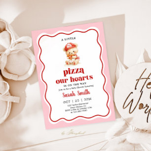 Pizza Baby Shower Invitation