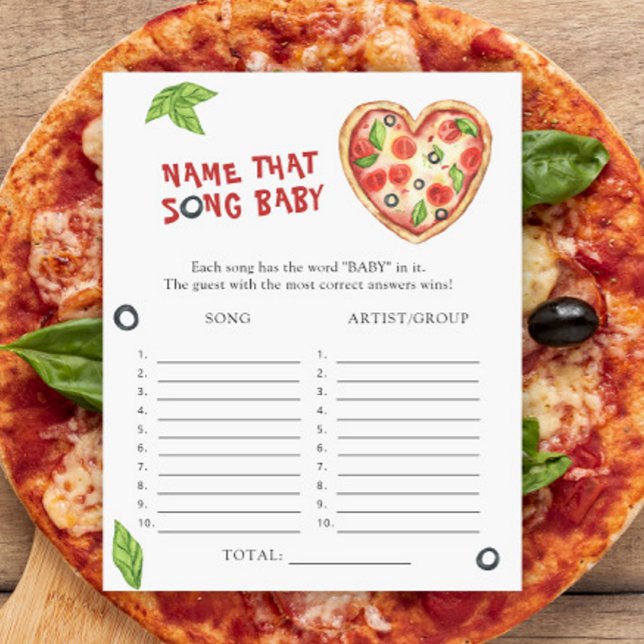 Pizza baby shower - Name that Baby Song (Creator Uploaded)