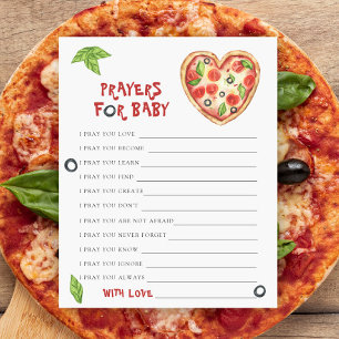 Pizza baby shower - Prayers for baby