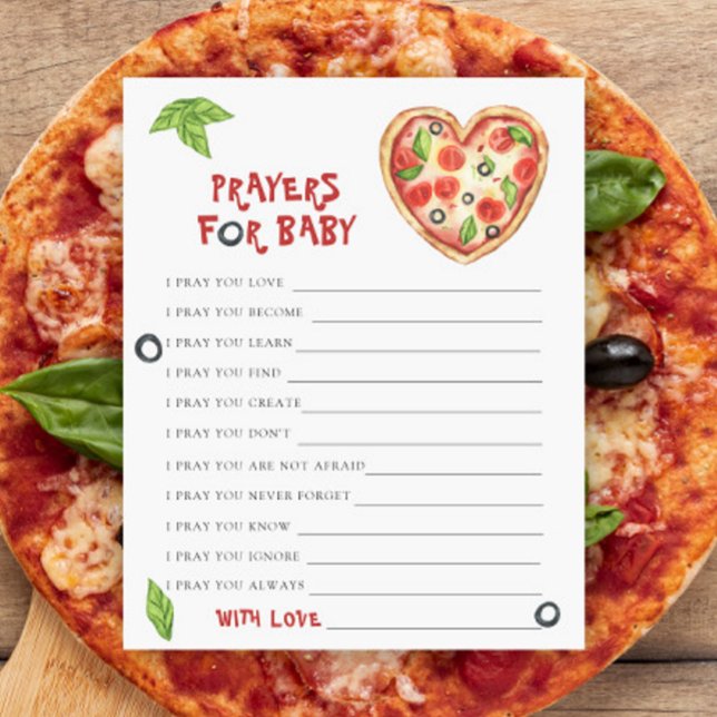 Pizza baby shower - Prayers for baby (Creator Uploaded)