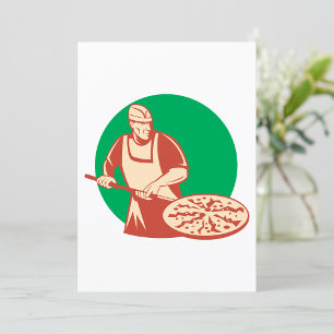 Pizza Baker Invitation