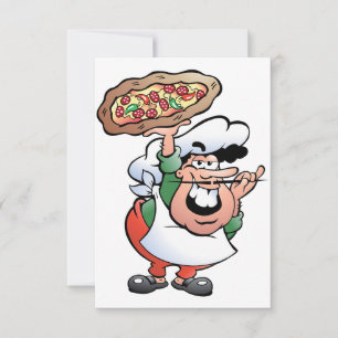 Pizza Baker Invitations