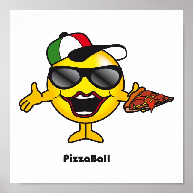 Pizza Ball Poster (Front)