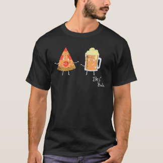 Pizza Beer Best Buds Costume Cute Easy Food Hallow T-Shirt