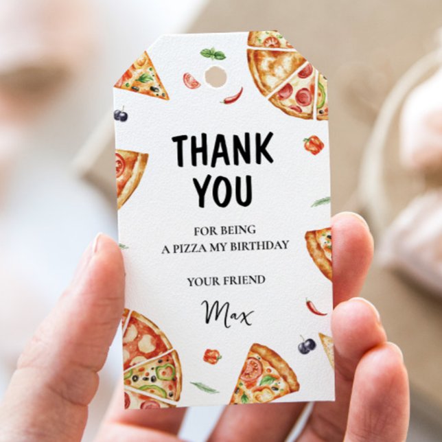 Pizza Birthday Gift Tag (Creator Uploaded)