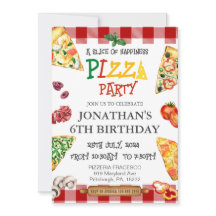 Pizza Birthday party 