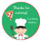 Pizza Birthday Party Sticker