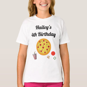 Pizza Birthday Party T-Shirt