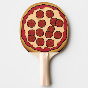 Pizza Board Ping Pong Paddle