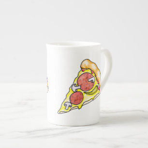 Pizza Bone China Mug
