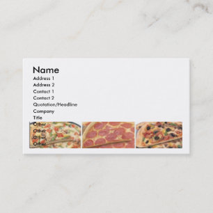 Pizza Business Card