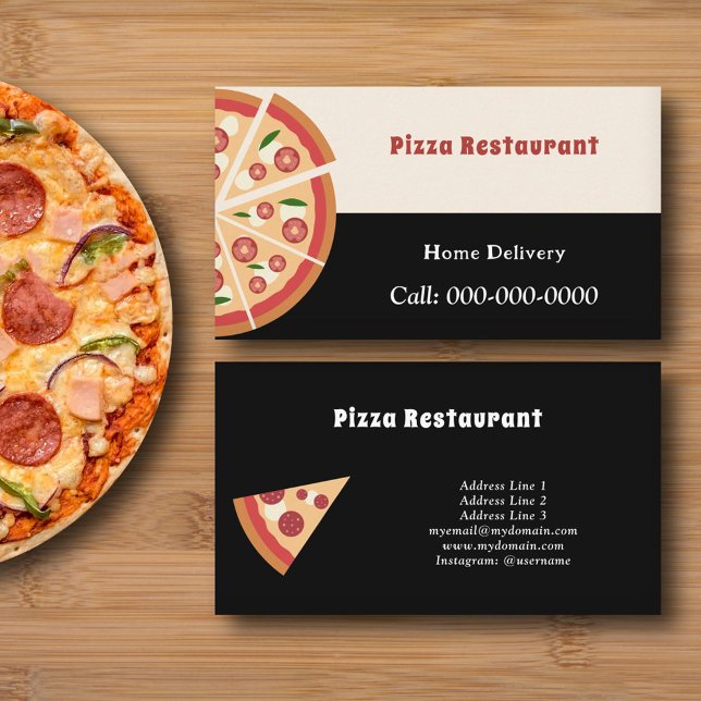 Pizza Business Card (Pizza Business Card)