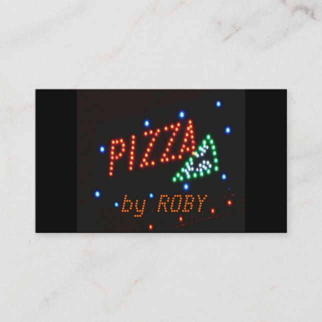 Pizza Business Card (Front)