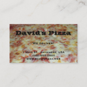 "Pizza" Business Cards