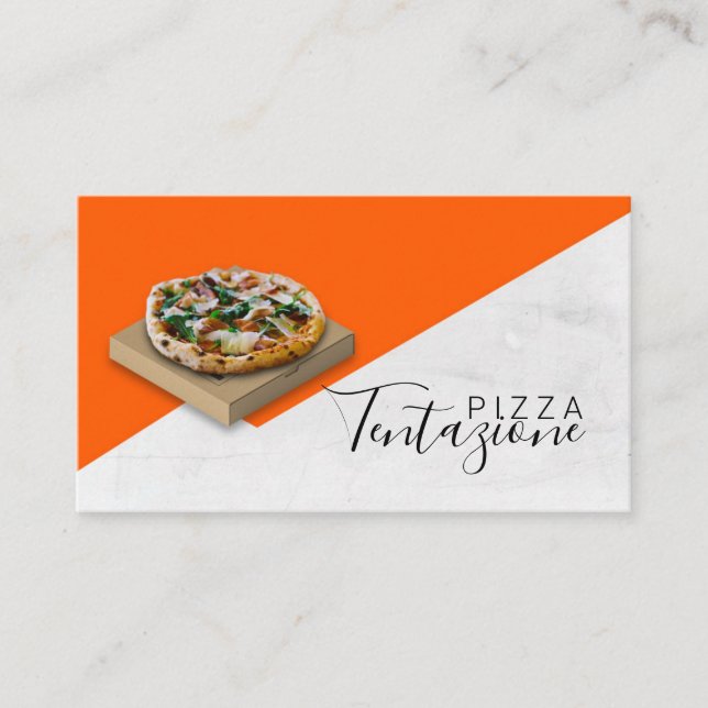 Pizza Business /  Pizza Delivery Business Card (Front)
