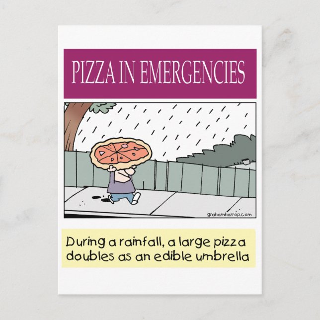 pizza card-c postcard (Front)
