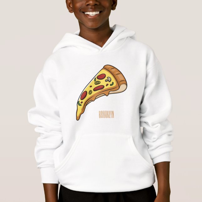 Pizza cartoon illustration (Front)