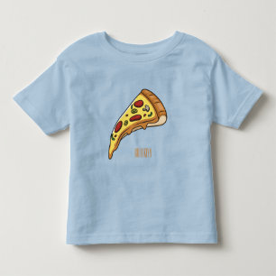 Pizza cartoon illustration  toddler T-Shirt