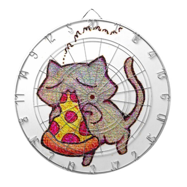 Pizza Cat! Dartboard (Front)