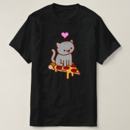PIZZA CAT Funny Cat T-SHIRT