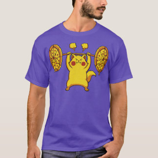 Pizza Cat Gym by Tobe Fonseca T-Shirt