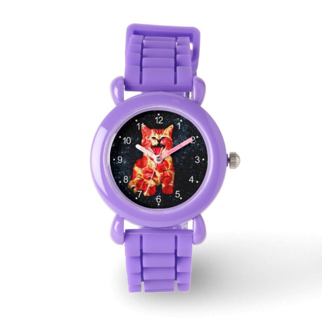 Pizza cat in space watch (Front)