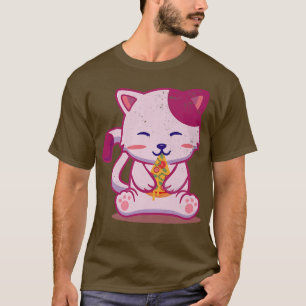 Pizza Cat Kawaii Anime Japanese for Otaku pizza & T-Shirt