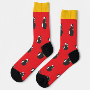 Pizza Cat Socks