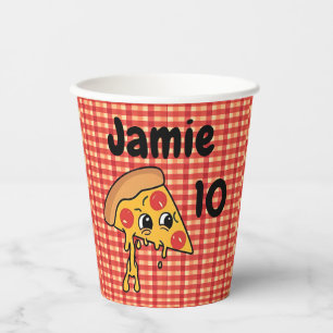 Pizza Chef Kids birthday Party Paper Cups