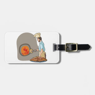 Pizza Chef Luggage Tags