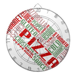 pizza chitChat Dartboard